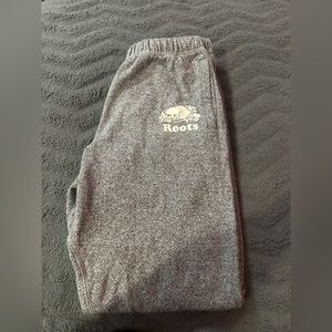 Roots salt and pepper medium sweatpant/jogger